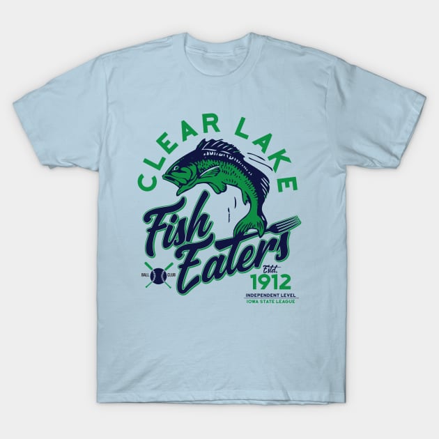 Clear Lake Fish Eaters T-Shirt by MindsparkCreative